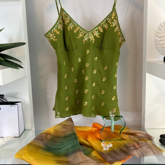 WD.NY Tops - 💚 WD-NY SILK CAMISOLE